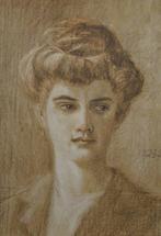 Egon Schiele (1890-1918) (dapres) - Melanie Schiele (Unica