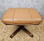 Ottoman - Bois, Cuir - Repose-pieds, tabouret