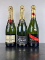 Moët & Chandon, Lanson, G. H. Mumm, Champagne Mix -, Verzamelen, Wijnen, Nieuw