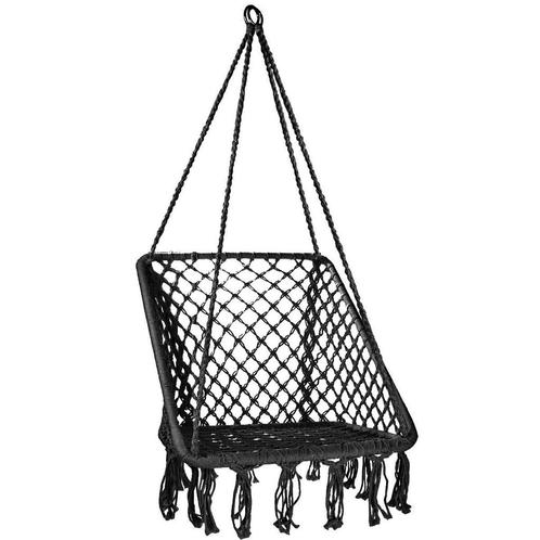 Hangstoel antraciet - nest stoel - 65x50 cm - tot 150 kg, Maison & Meubles, Chaises, Enlèvement ou Envoi
