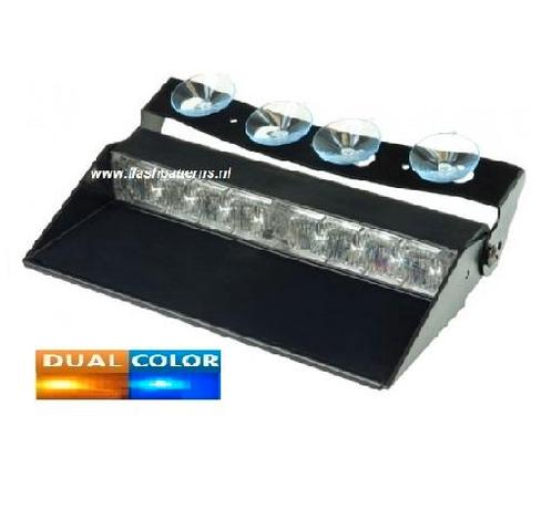 Mirage T4-2 Dual Color Dash Flitser 12/24 volt, Auto-onderdelen, Verlichting, Nieuw, Ophalen of Verzenden