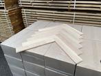 Online veiling: 114,70 m2 eiken visgraat parketvloer white, Nieuw, Hout, 10 m² of meer, Parket