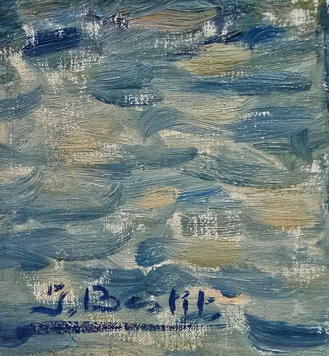 Josep Bestit Carcasona (1938) - Instante de calma, Antiek en Kunst, Kunst | Schilderijen | Klassiek