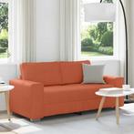 vidaXL Loveseat Sofa Rood Oranje 180x77x82 cm Corduroy Stof, Huis en Inrichting, Verzenden, Nieuw