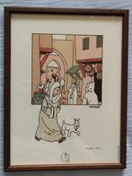 Moulinsart - Lithographie - 75e anniversaire de Tintin -TL-, Livres, BD