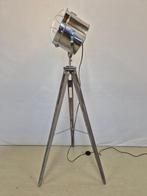 Statief vloerlamp - Hout, Staal, Chroom - Stoer Design, Nieuw