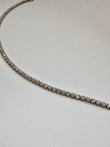 Zonder Minimumprijs - Armband - 14 karaat Witgoud - 2.02ct.