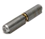 Aanlaspaumelle stalen pen messing ring 180x20 mm blank staal, Nieuw, Overige materialen, Klink of Kruk