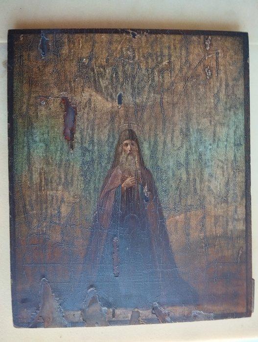 Icoon - Heilige - Hout, Antiek en Kunst, Kunst | Niet-Westerse kunst