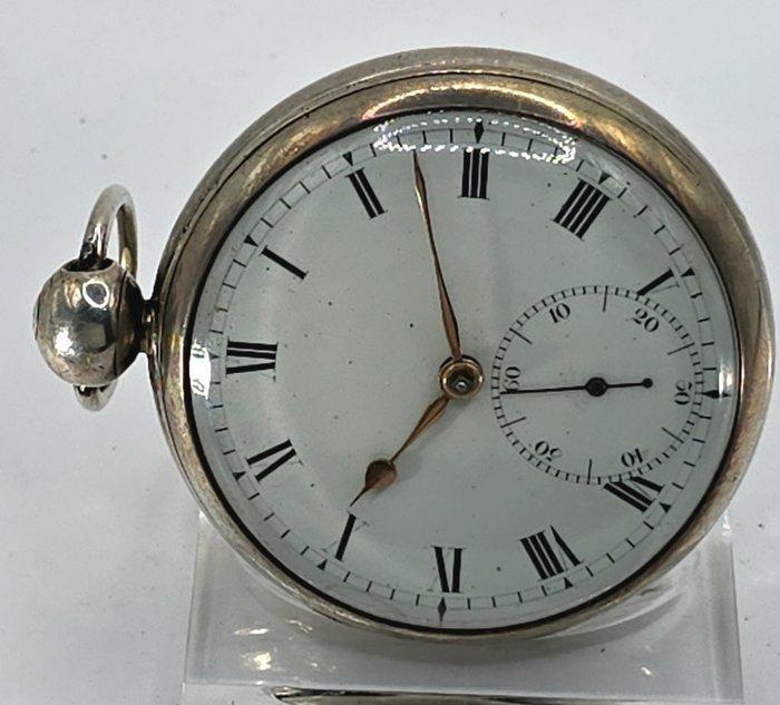Tho. Moss London - Silberlepine - Rechemanker-Hemmung -, Handtassen en Accessoires, Horloges | Heren