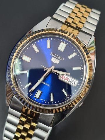 Seiko - Seiko 5 Automatic Day-Date - Sans Prix de Réserve -