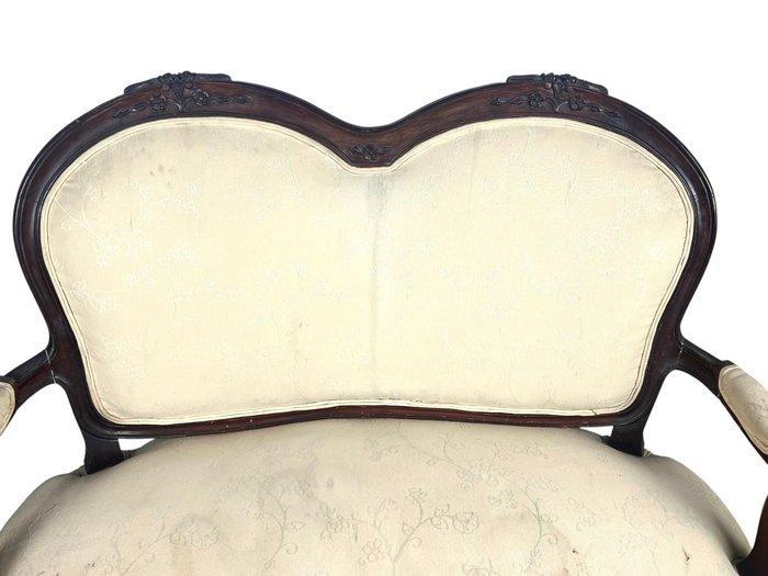 Sofa - Hout, stof, Antiek en Kunst, Antiek | Overige Antiek