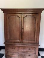Armoire - Chêne - Placard à linge, Antiquités & Art