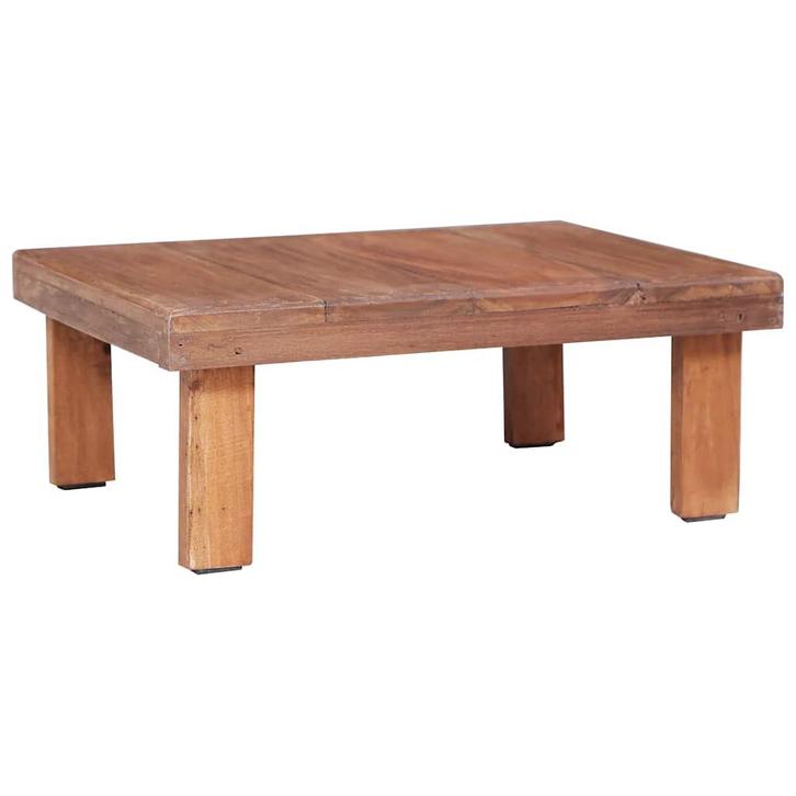 vidaXL Salontafel 60x45x23 cm massief mahoniehout, Maison & Meubles, Tables | Tables de salon, Envoi