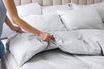 Housse de Couette Blanc Microstripe 5mm 145x235cm - Treb Bed, Maison & Meubles, Chambre à coucher | Linge de lit, Verzenden