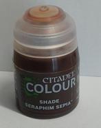 Seraphim Sepia new formula shade paint 18 Ml (Warhammer, Hobby en Vrije tijd, Nieuw, Ophalen of Verzenden
