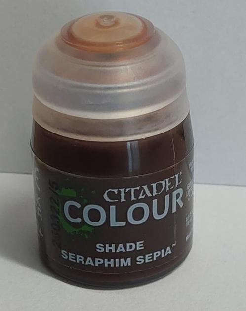 Seraphim Sepia new formula shade paint 18 Ml (Warhammer, Hobby & Loisirs créatifs, Wargaming, Enlèvement ou Envoi