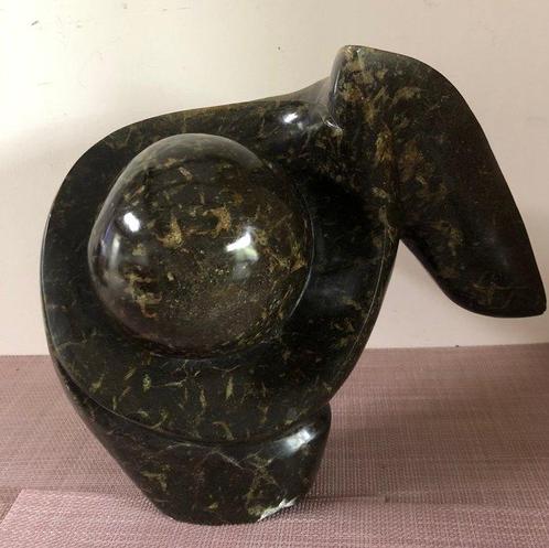 Figure - Sculpture vintage faite à la main en pierre, Antiek en Kunst, Kunst | Designobjecten