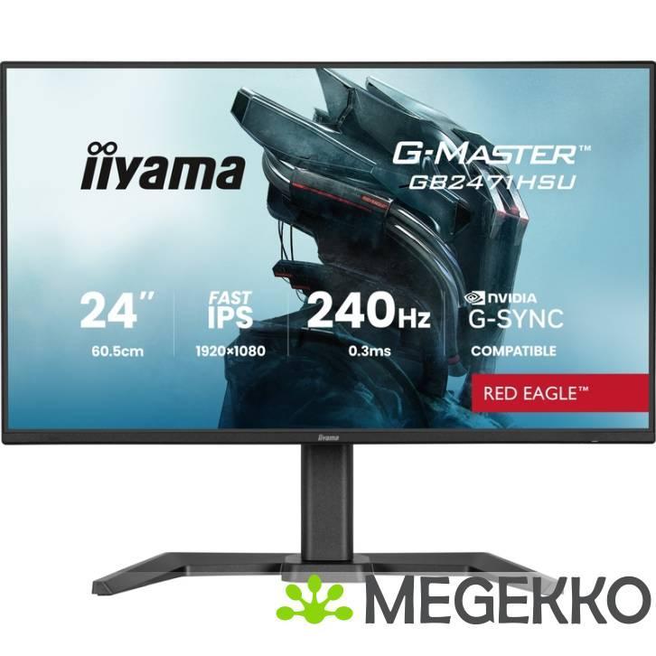Iiyama G-Master G2471HSU-B1 24  Full HD IPS 240Hz Gaming, Computers en Software, Overige Computers en Software, Nieuw, Verzenden