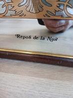 Miroir mural (4) - Bois, Verre - Après Alphonse Mucha