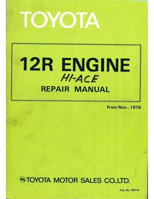 1979 TOYOTA CORONA | HIACE | HILUX | TOYOACE MOTOR, Auto diversen, Handleidingen en Instructieboekjes