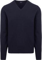 William Lockie V-Hals Lamswol Navy maat Maat 52/54 (L) Heren, Verzenden