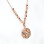 Zonder minimumprijs - Halsketting Verguld Toermalijn -, Nieuw