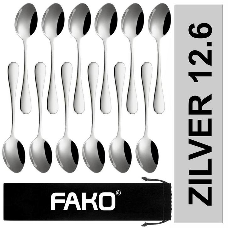Fako Bijoux® - Theelepel / Koffielepel Classic - 12cm -, Huis en Inrichting, Keuken | Bestek, Verzenden