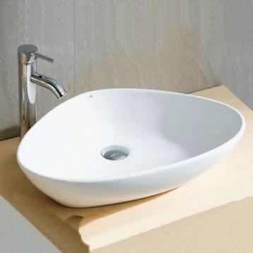 Waskom Wiesbaden Elite 59x39x13.5 cm Porselein Wit, Ophalen of Verzenden, Overige typen
