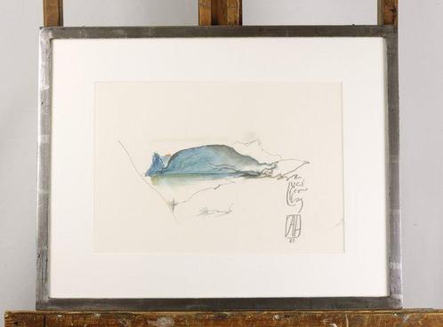 Horst Janssen (1929-1995) - Insellandschaft, Antiek en Kunst, Kunst | Schilderijen | Modern