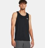 Under Armour Launch SINGLET-BLK - Maat MD, Maat 48/50 (M), Zwart, Under Armour, Nieuw