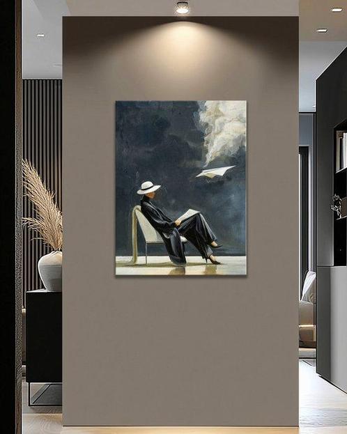 Pippo - Smoke Messenger, Antiek en Kunst, Kunst | Schilderijen | Modern