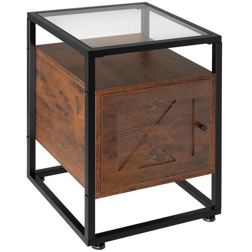 Nachtkastje Kidderminster 40x43x60,5cm - Industrieel hout do, Maison & Meubles, Tables | Tables d'appoint, Envoi