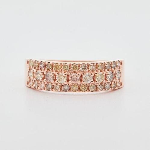 Zonder Minimumprijs - Ring 14 kt. -  0.63ct. tw. Diamant, Handtassen en Accessoires, Ringen