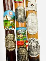 Canne de marche (3) - Métal, Émail, Bois - Bâtons de marche