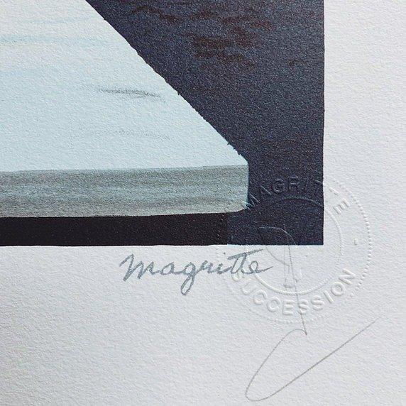 René Magritte (after) - Un peu de lâme des bandits, Antiek en Kunst, Antiek | Overige Antiek