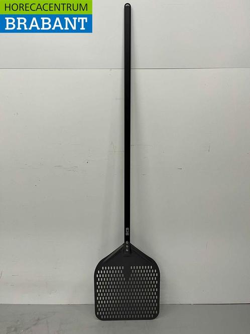 Pizzaschep hard geanodiseerd, geperforeerd blad 35 cm,, Zakelijke goederen, Horeca | Keukenapparatuur, Ophalen of Verzenden