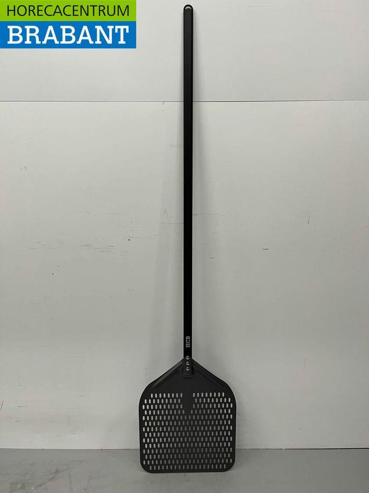 Pizzaschep hard geanodiseerd, geperforeerd blad 35 cm,, Zakelijke goederen, Horeca | Keukenapparatuur, Ophalen of Verzenden