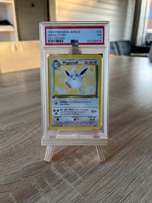 Pokémon Graded card - WIGGLYTUFF 1ST EDITION JUNGLE - PSA, Hobby en Vrije tijd, Verzamelkaartspellen | Pokémon