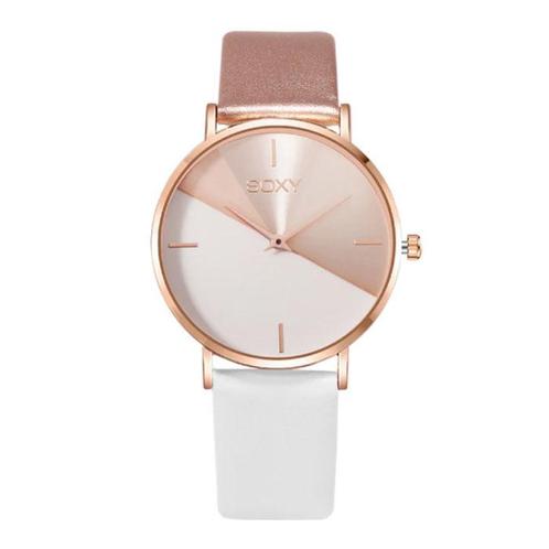 Minimalist Horloge voor Dames - Leren bandje - Anoloog, Bijoux, Sacs & Beauté, Montres connectées, Envoi