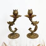 Chandelier (2) - Laiton - Candelabres Rococo