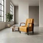 Leren fauteuil Glamour - Kenia Cognac (cognac), Huis en Inrichting, Fauteuils, Nieuw, Ophalen of Verzenden, 50 tot 75 cm, Industrieel, Modern, Retro