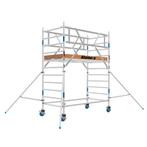 Basic rolsteiger 135 x 4,2m WH AGS-voorloopleuning Dubbel, Doe-het-zelf en Bouw, Steigers, Nieuw, Rolsteiger of Kamersteiger, 2 tot 5 meter