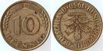 Duitsland 10 Pfennig 1950g Stempeldrehung 180 !franzoesis..., Postzegels en Munten, Verzenden, België