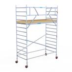 Rolsteiger Basic 135x305 5,2m werkhoogte tegen de gevel, Doe-het-zelf en Bouw, Verzenden, Nieuw, Rolsteiger of Kamersteiger, 2 tot 5 meter