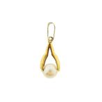 Gouden hanger met parel | Vintage (pearl, kettinghanger), Bijoux, Sacs & Beauté, Bracelets à breloques, Ophalen of Verzenden