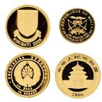 Biélorussie, Chine, Kiribati, Mali. 2005/2016 - Gouden, Postzegels en Munten