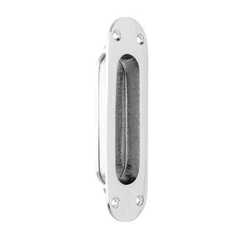 Schuifdeurkom Presa nikkel rond, Doe-het-zelf en Bouw, Hang- en Sluitwerk, Schuif of Grendel, Nieuw, Koper of Messing, Ophalen of Verzenden