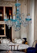 SLC Illumina - MG - Lustre - VerdeMare6L - Cristal - Lustre, Antiek en Kunst
