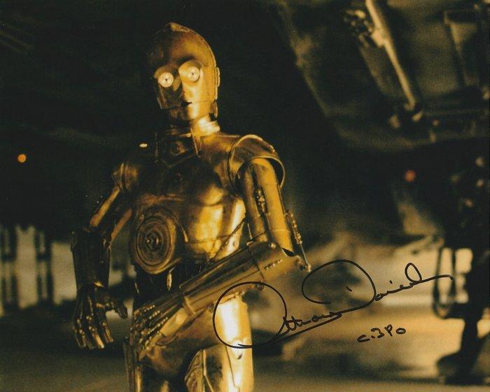 Star Wars - Signed by Anthony Daniels (C-3PO), Verzamelen, Film en Tv